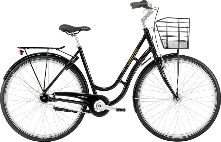 Winther Classic Dam 52cm 7v svart