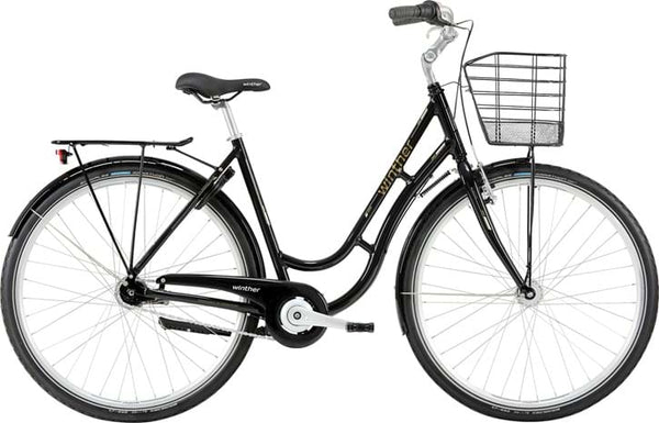 Winther Classic Dam 52cm 7v svart