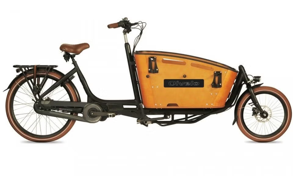 Qivelo Curve 2 med mittmotor 2-hjul lastcykel